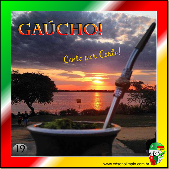 Gaúcho - 19 - Por do Sol Guaíba